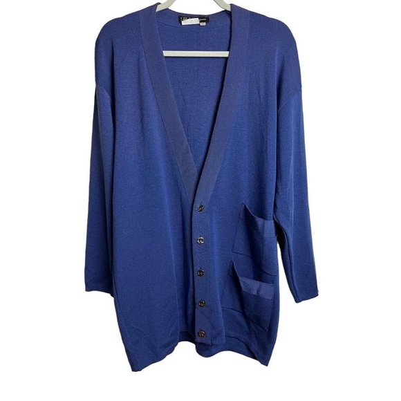 Salvatore Ferragamo Cardigan - Size M Royal Blue
